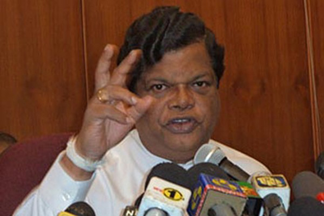 බන්දුල ගුණවර්ධනගෙන් අකිල විරාජ්ට සහතිකයක්!