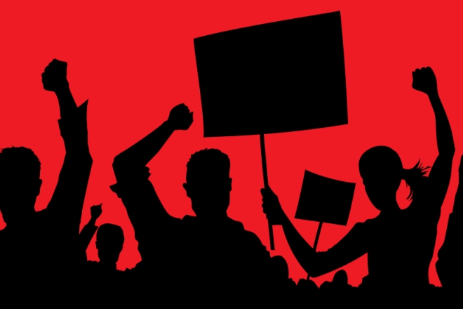 වාරිමාර්ග ඉංජිනේරුවන් විරෝධතාවයක