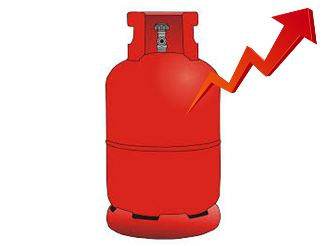 ගෑස් මිලත් ඉහල යන ලකුණු