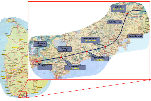රහසිගතව ඉදිකරන ප්‍රමිතියෙන් තොර දුම්රිය මාර්ගයක්